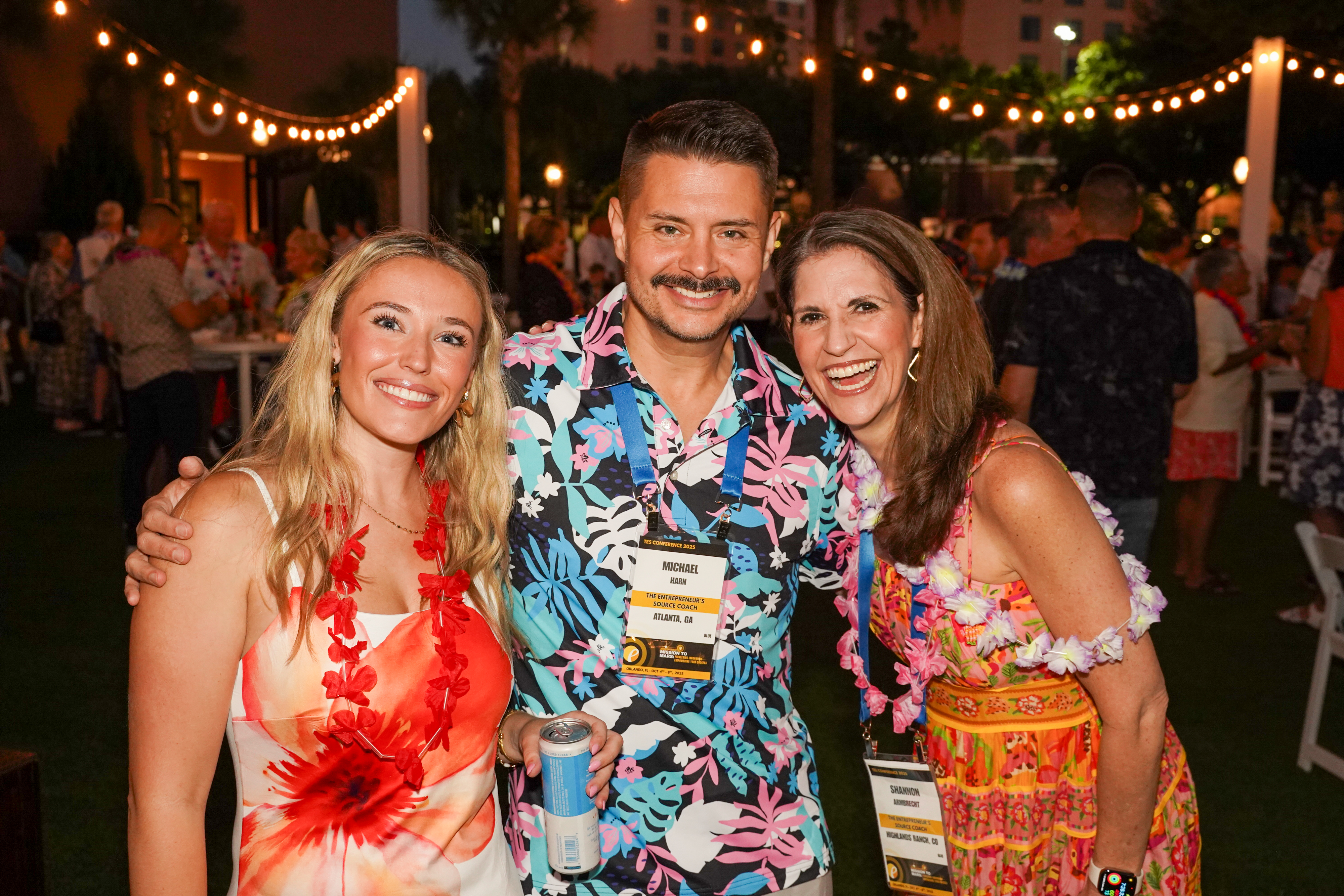 Michael Harn with colleagues at a professional gathering