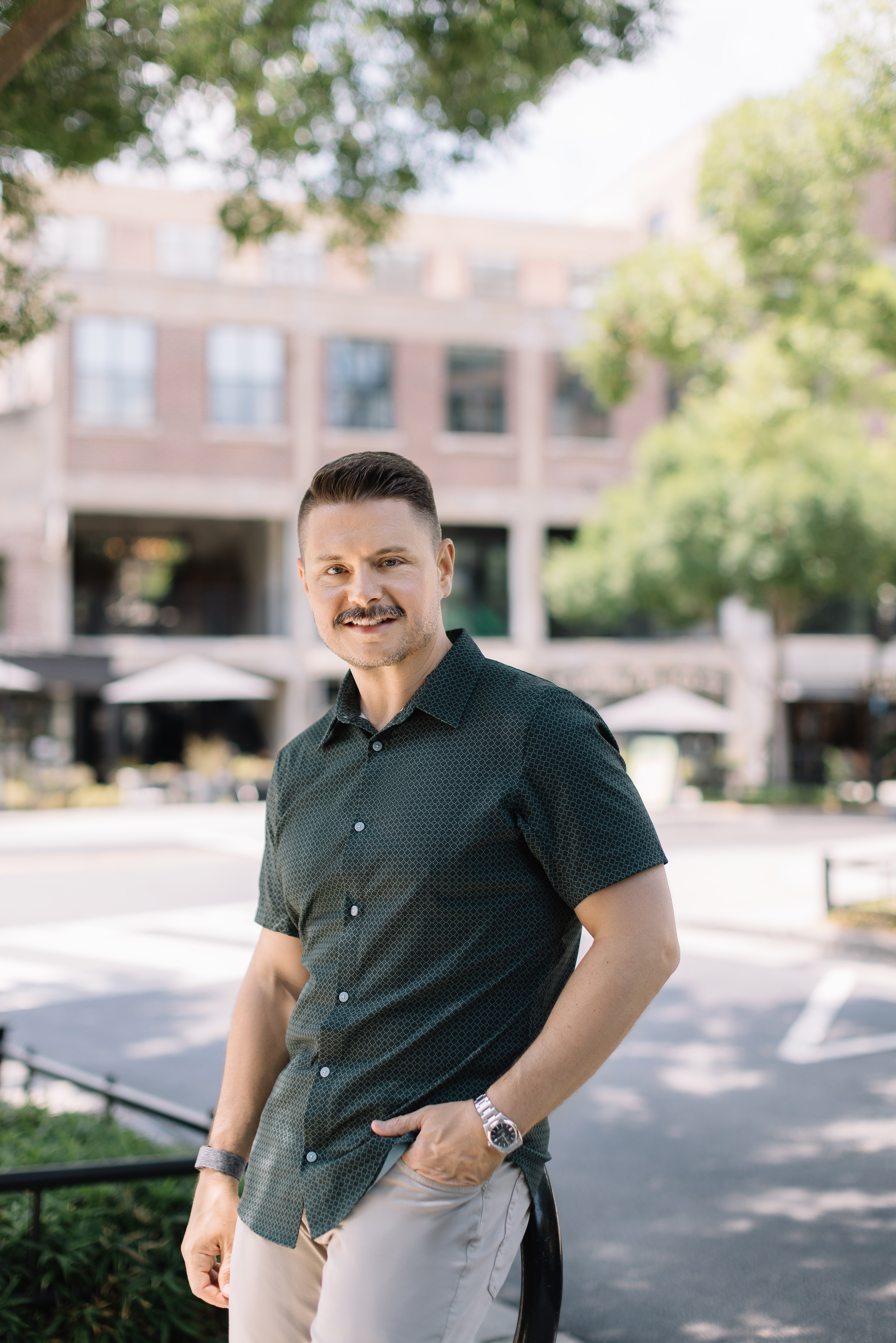 Michael Harn smiling outdoors